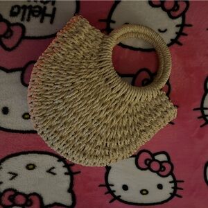 Beach purse with crossbody strap